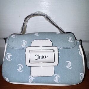 Brand New Washed Denim Juicy Couture Handbag.